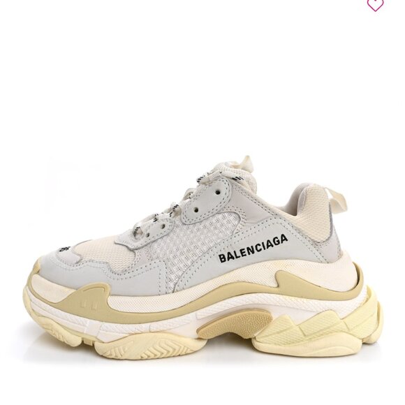100% auth only worn a few times Balenciaga triple S with receipt - Picture 1 of 10
